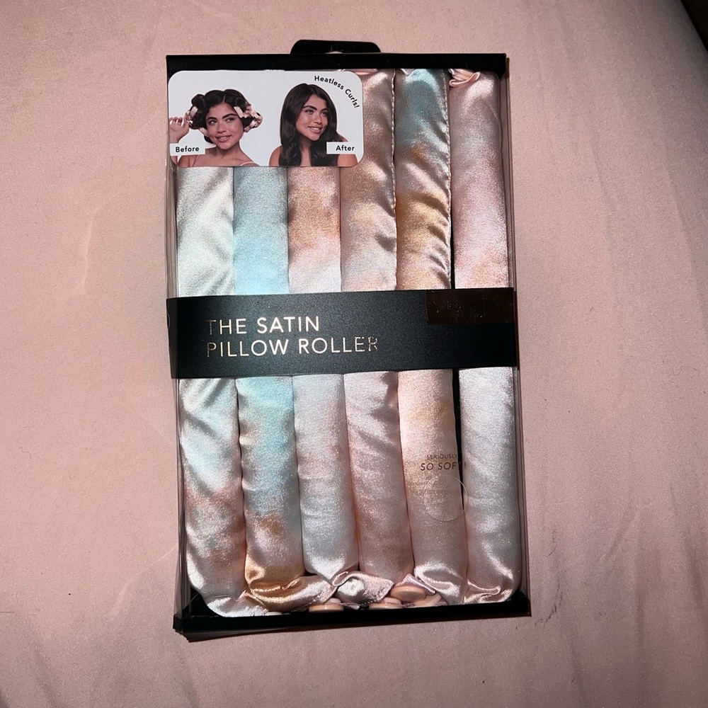 Satin pillow rollers